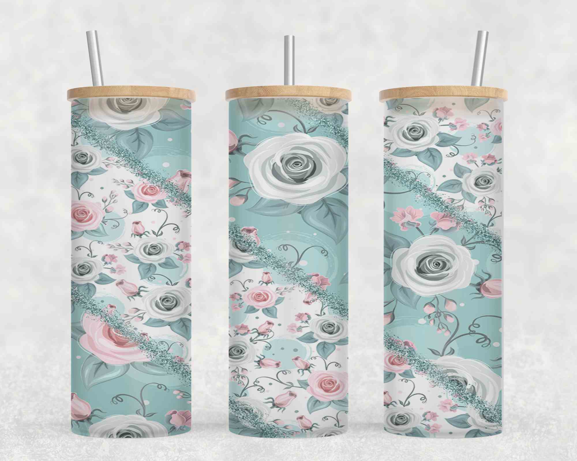 Flower Split Blue-10576
